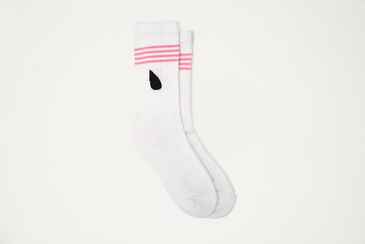 4SEASONS GEMSTONE SOCK ROSE QUARTZ PINK